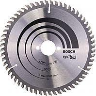 Bosch Диск пильный 190х30х2.6х60 Optiline Wood (2 608 641 188) BOSCH