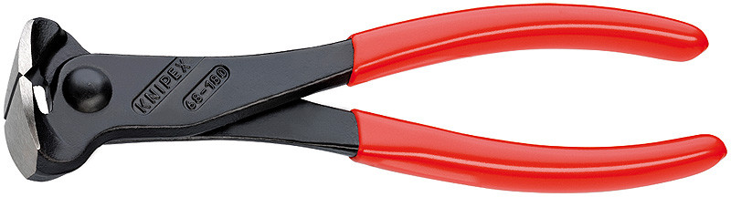 KNIPEX Кусачки торцевые, 180мм, тверд. кромок 61 HRC, чёрные, обливные рукоятки (6801180) KNIPEX - фото 2 - id-p226321284