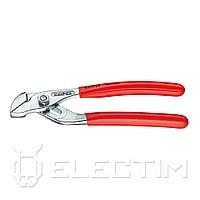 KNIPEX Мини-клещи переставные с гребенчатым шарниром, 17мм (11/16"), под ключ 14мм, 125мм (9003125) KNIPEX