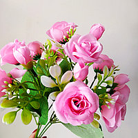 Букет декоративный Розочки 30 см, розовый