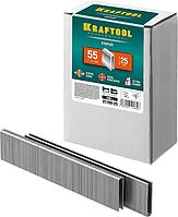 Kraftool Скобы для степлера узкие тип 55, 25 мм, 5000 шт. (31789-25) KRAFTOOL