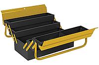 FIT Ящик для инструмента металлический, раздвижной, 1 отд. + 4 раздв. отд., 530х200х200 мм (F_65680) FIT