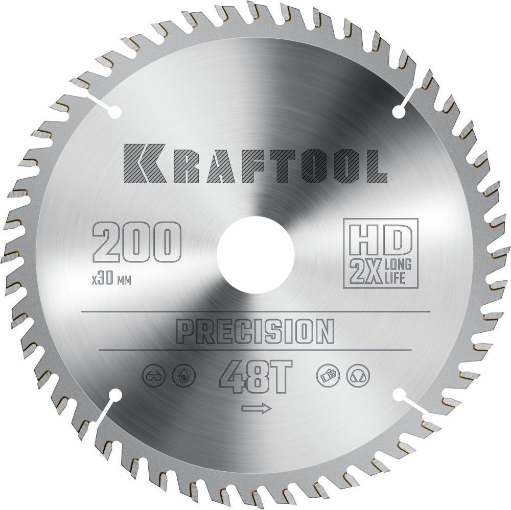 Kraftool Диск пильный 200х30х48Т по дереву "PRECISION" (36952-200-30) KRAFTOOL - фото 1 - id-p226322304