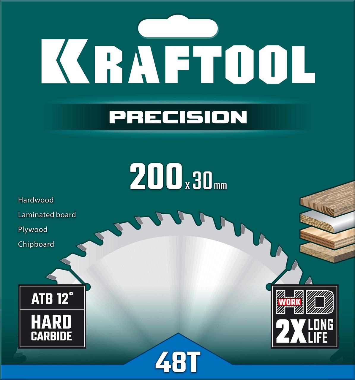 Kraftool Диск пильный 200х30х48Т по дереву "PRECISION" (36952-200-30) KRAFTOOL - фото 3 - id-p226322304