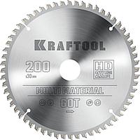 Kraftool Диск пильный 200х30х60Т по алюминию "Multi Material" (36953-200-30) KRAFTOOL