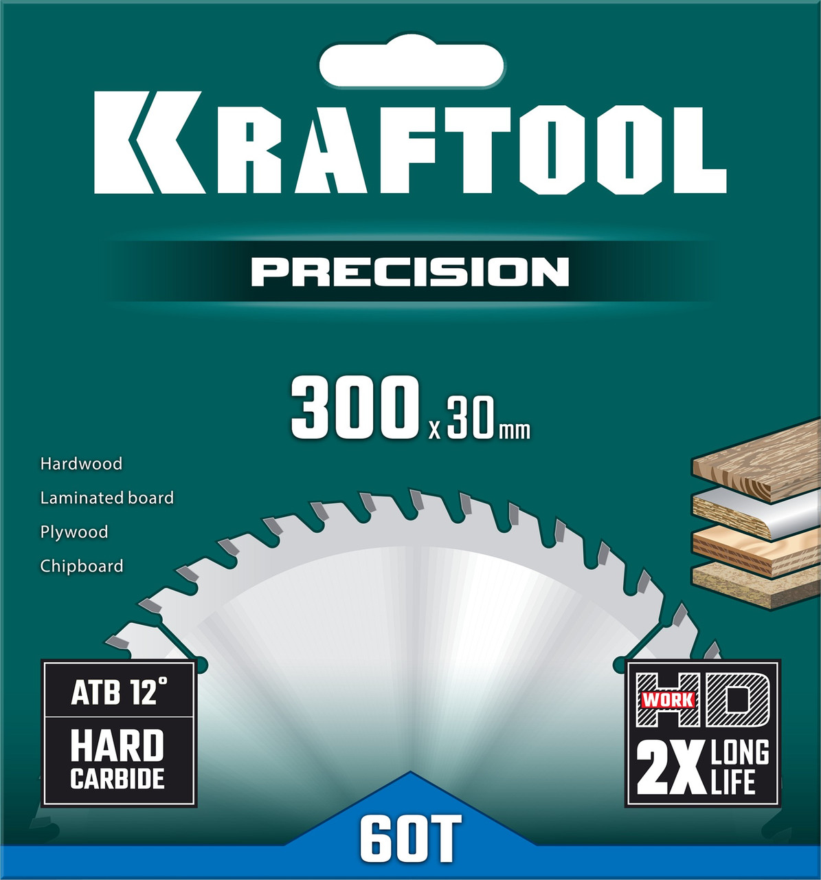 Kraftool Диск пильный 300х30х60Т по дереву "PRECISION" (36952-300-30) KRAFTOOL - фото 3 - id-p226322328