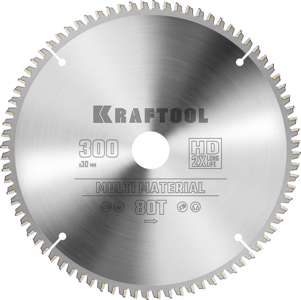 Kraftool Диск пильный 300х30х80Т по алюминию "Multi Material" (36953-300-30) KRAFTOOL - фото 1 - id-p226322329