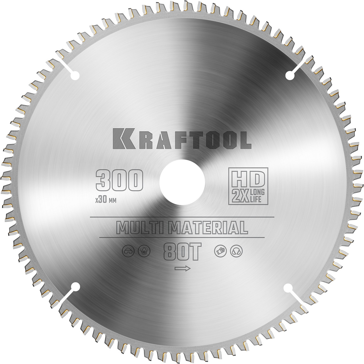 Kraftool Диск пильный 300х30х80Т по алюминию "Multi Material" (36953-300-30) KRAFTOOL - фото 2 - id-p226322329