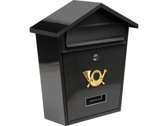 Vorel Ящик металлический почтовый 380х320х105мм черный (78580) VOREL - фото 1 - id-p226320547
