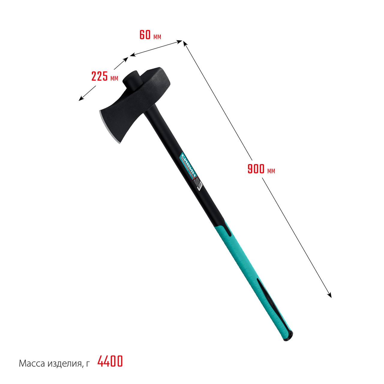 Сибин Колун-кувалда строительный 3600/4400 г, 900 мм "Фибергласс" (2085-27) СИБИН - фото 6 - id-p226322387