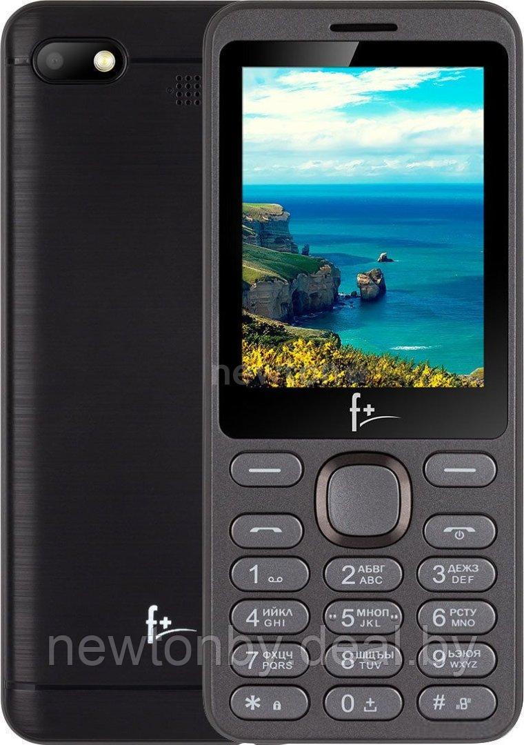 Кнопочный телефон F+ S286 (темно-серый) - фото 1 - id-p226325560