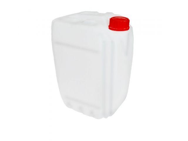 Канистра 20 л пластм. (для транспортировки и хранения пищевой продукции цвет белый) (БЗПИ) - фото 1 - id-p226327427