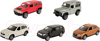 Набор игрушечных автомобилей Welly Hummer H3, LR Defender, BMW X5 / 52020-5SG(Z)