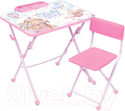 Комплект мебели с детским столом Ника Маленькая принцесса / КУ1/МП2 - фото 1 - id-p226327035