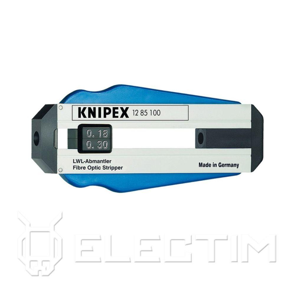 KNIPEX Стриппер-мини для оптоволоконного кабеля, 100мм, SB (1285100SB) KNIPEX - фото 1 - id-p226321325