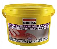 Soudal Клей для напольных покрытий 26A ВИНИЛ ПВХ ЛИНОЛЕУМ бежевый 5 кг, SOUDAL