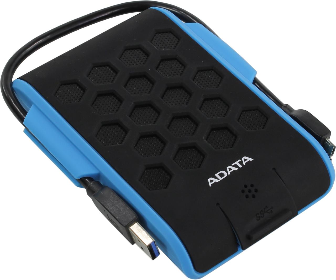 ADATA AHD720-1TU31-CBL Durable HD720 Blue USB3.1 Portable 2.5" HDD 1Tb EXT (RTL) - фото 1 - id-p226328034