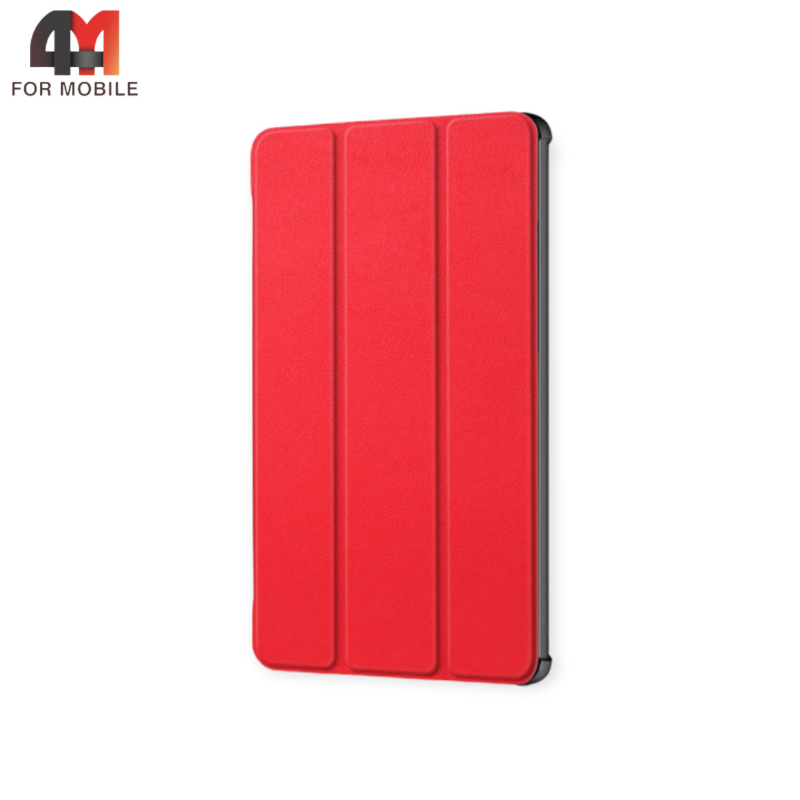 Чехол книга для планшета Huawei M5 10.8" пластиковый, красного цвета - фото 1 - id-p226330158