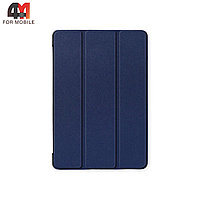 Чехол для планшета Samsung Tab S7/S8/T870/T875/X706 книга, пластик, Синий
