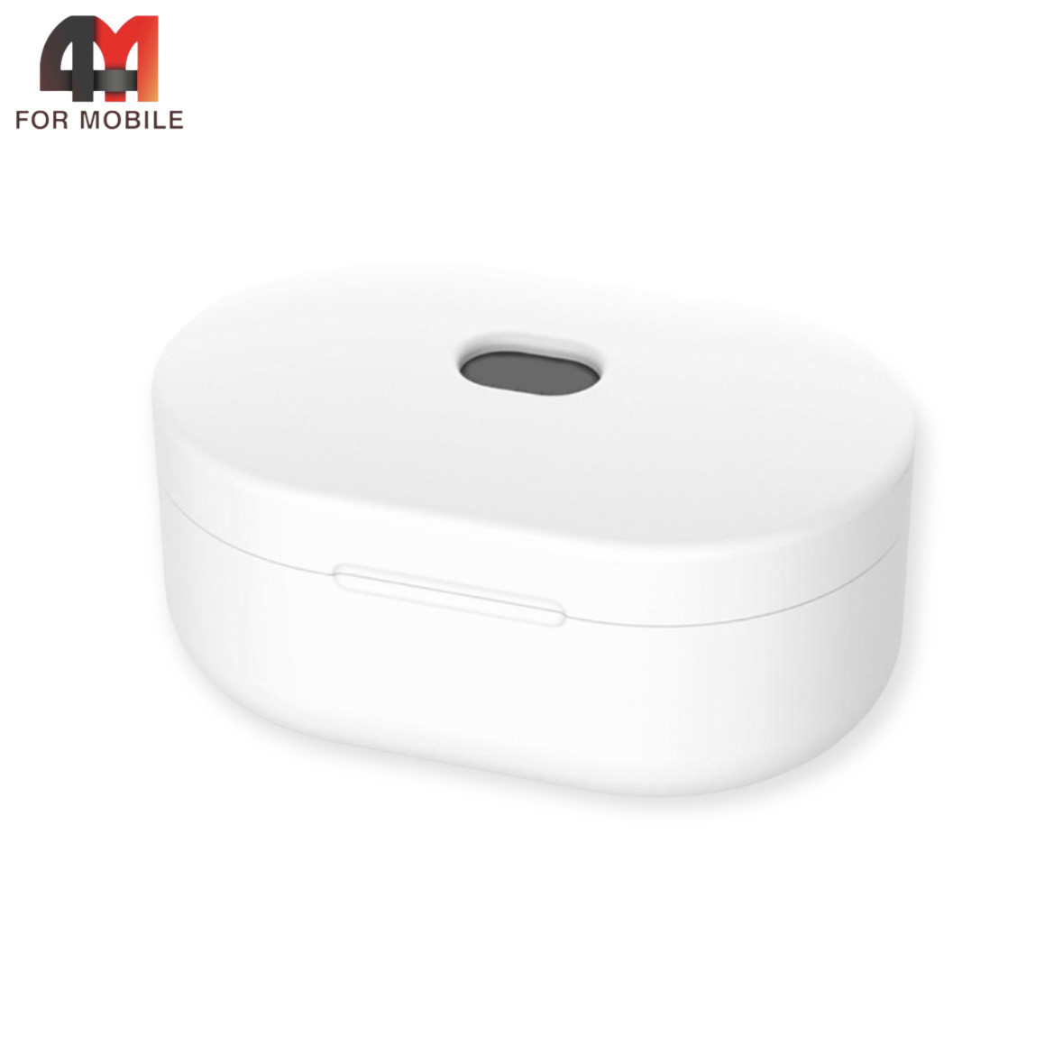 Чехол для наушников Xiaomi Airdots силиконовый, белый - фото 1 - id-p226330183