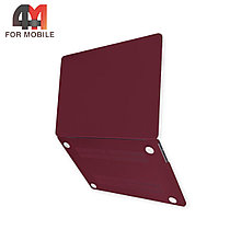 Чехол для Macbook New Air 13.0"/A1932/A2179/A2337 пластик, Hardshell Case, Бордовый