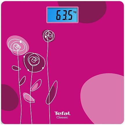 Весы напольные электронные Tefal PP1531V0 макс.160кг розовый/рисунок, фото 2