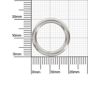Кольцо №14 разъемн 3/15/21мм никель роллинг