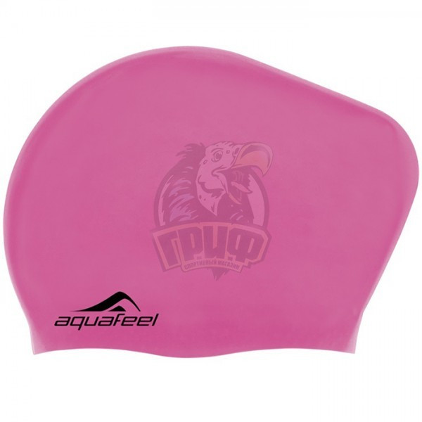 Шапочка для плавания для длинных волос Aquafeel (розовый) (арт. 30404-43) - фото 1 - id-p226333082