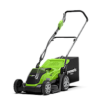 GreenWorks Газонокосилка аккум. G40LM35K2Х (40В, выс. 32-85мм, шир. 35см, травосб. 40л, вес 12.8кг) GreenWorks