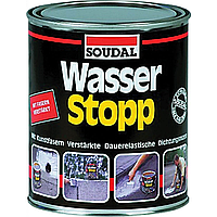 Soudal Мастика гидроизоляционная кровельная Wasserstop 4 кг, SOUDAL