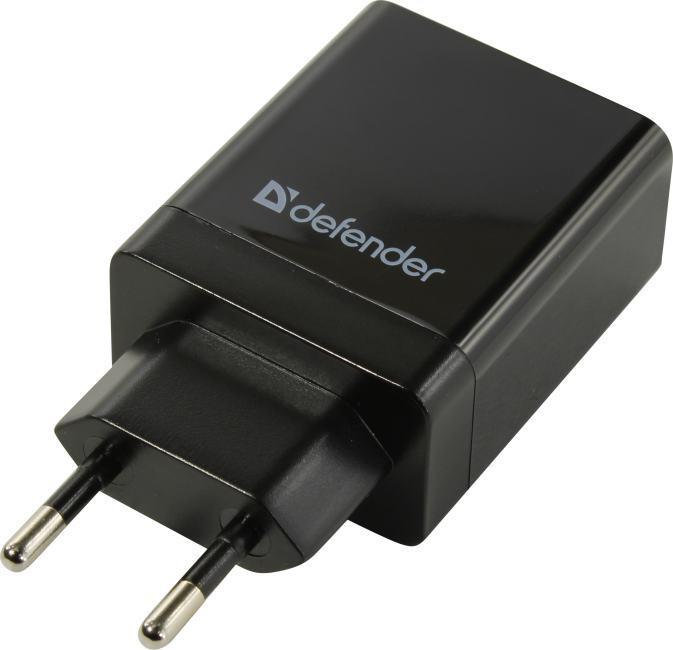 Defender UPA-101 83573 Зарядное устройство USB (Вх. AC100-240V Вых. DC5/9/12V 18W USB) - фото 1 - id-p226336249