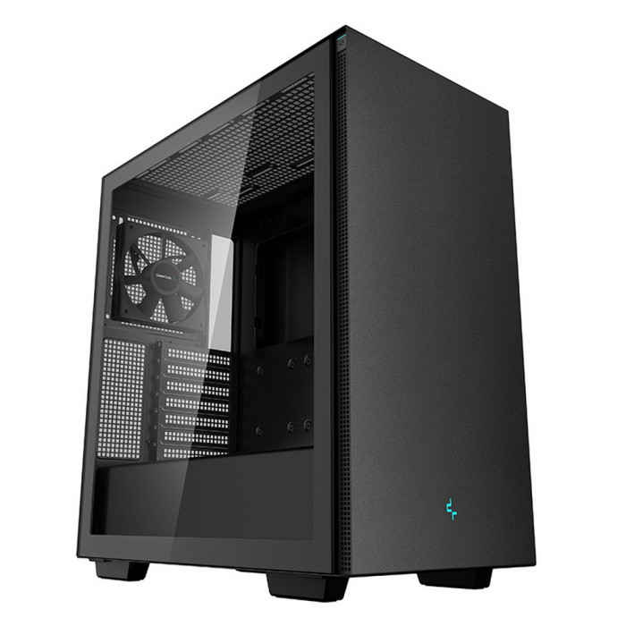 Корпус Deepcool CH510 Мid-tower, black,TG (E-ATX, CPU Height 175mm, VGA max 380mm, USB 3.0 x 2, Audio x 1, - фото 1 - id-p226336355