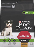 Сухой корм для собак Pro Plan Puppy Medium Optistart с курицей