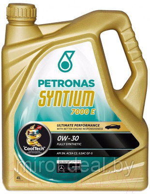 Моторное масло Petronas Syntium 7000 E 0W30 70180K1YEU/18554019 - фото 1 - id-p226339336