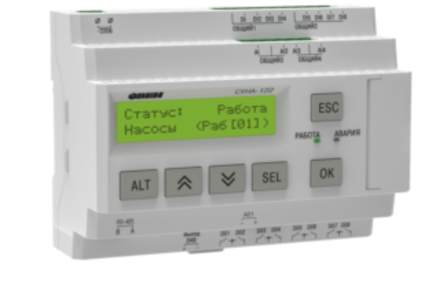 СУНА-122 контроллер для каскадного управления насосами совместно с преобразователем частоты - фото 1 - id-p226341263