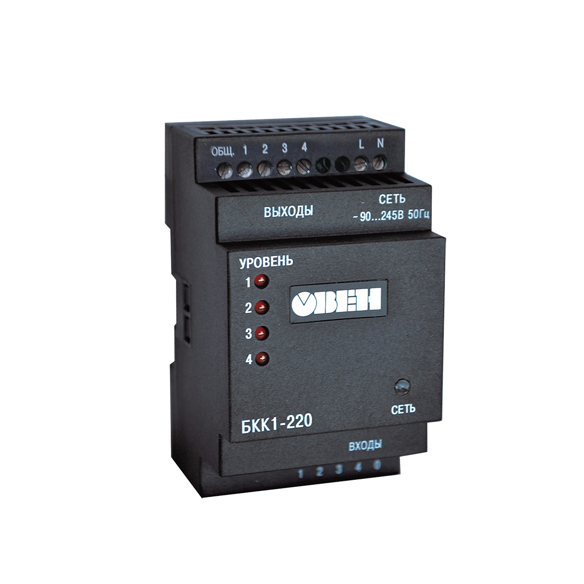 БКК1 4-уровневый сигнализатор жидкости на DIN рейку - фото 1 - id-p226342834