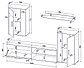 Стенка для гостиной NEO-4 Белый - Дуб сонома, фото 3