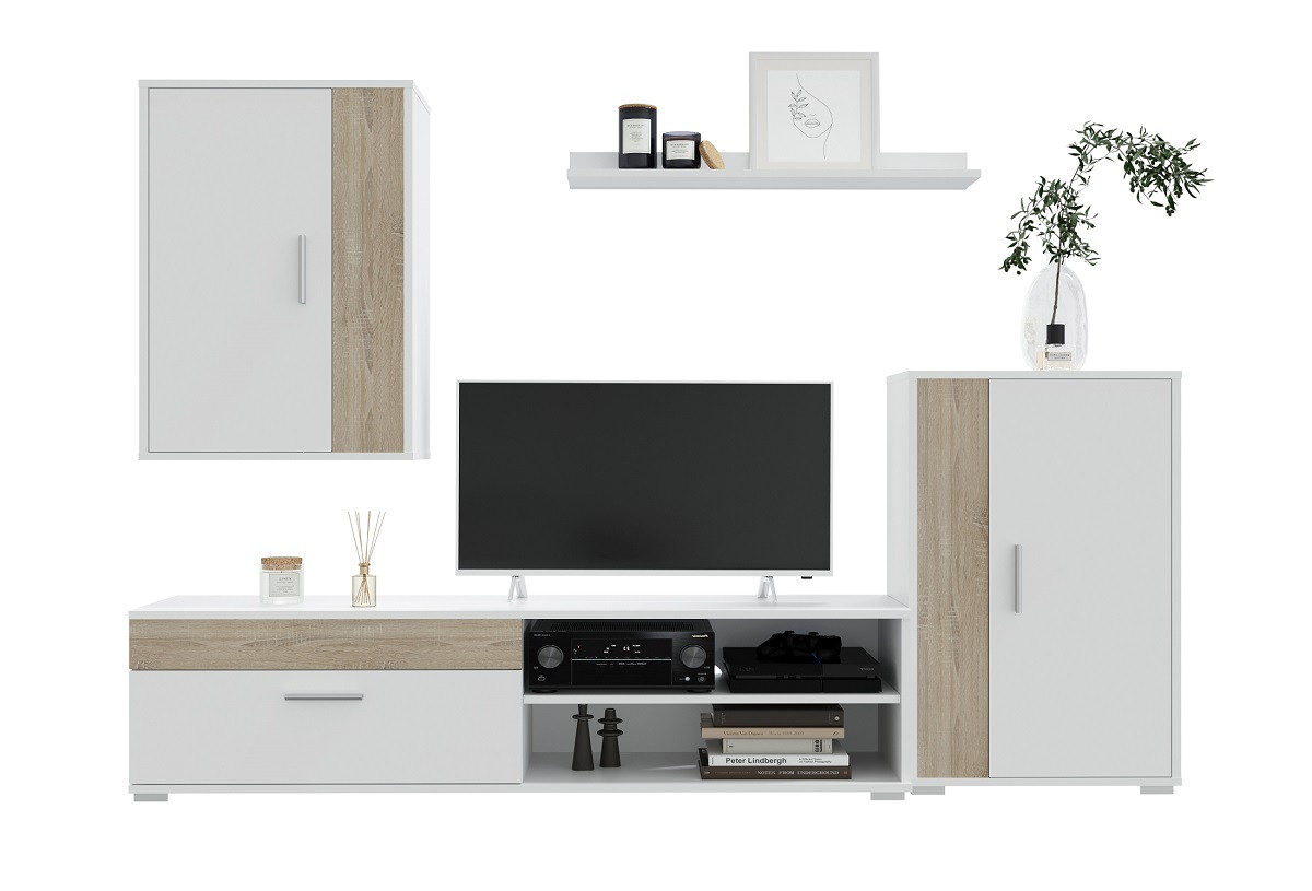 Гостиная Neo-4 Белый - Дуб сонома