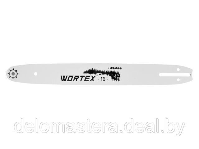 Шина 40 см (16") 3/8" LP 1.3 мм 7 зуб. WORTEX для EC 4020-1, ЕС 4024-1, ЕС 4024 SF 1329505