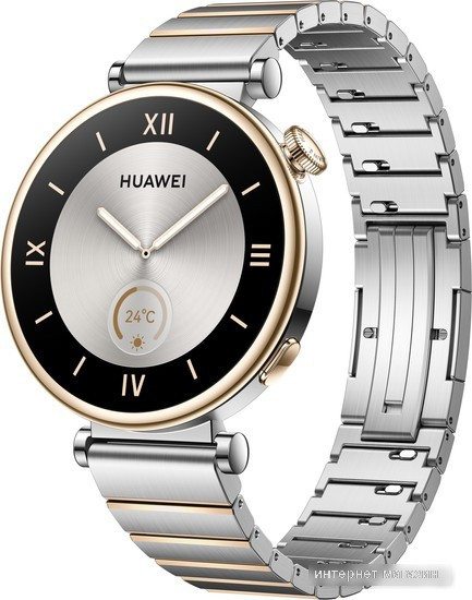 Умные часы Huawei Watch GT 4 41 мм (серебристо-золотой) - фото 1 - id-p226348242