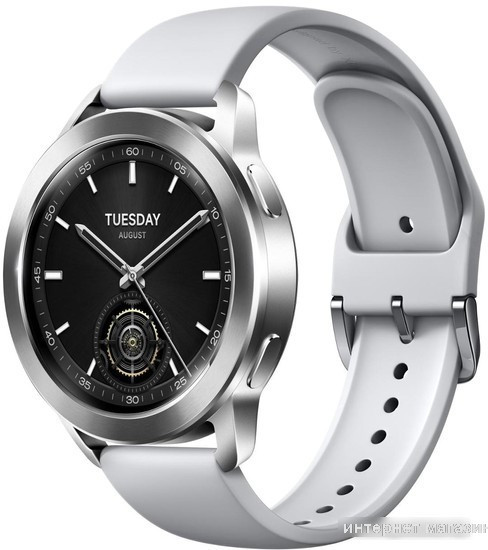 Умные часы Xiaomi Watch S3 M2323W1 (серебристый/серый, международная версия) - фото 1 - id-p226348255