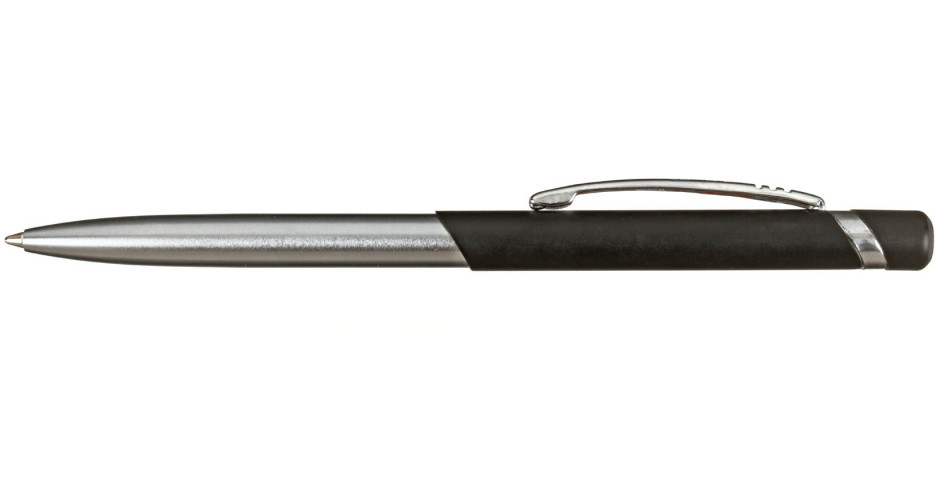 Ручка подарочная шариковая автоматическая Luxor Gemini корпус черный/хром, стержень синий - фото 1 - id-p226346088