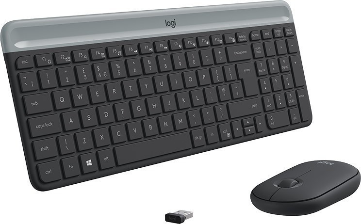 Клавиатура + мышь Logitech MK470 Slim Wireless Combo - фото 3 - id-p226348030