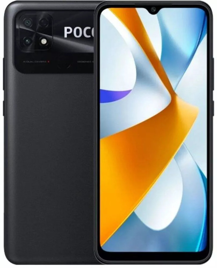Смартфон POCO C40 4GB/64GB международная версия (черный) - фото 1 - id-p226348051