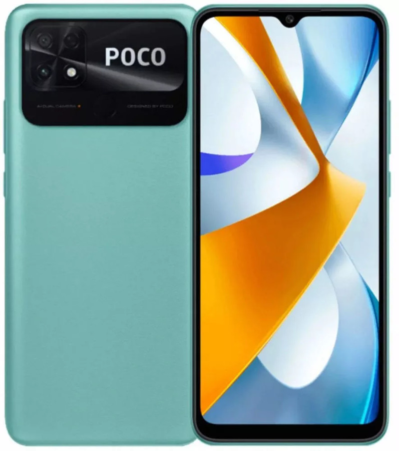 Смартфон POCO C40 4GB/64GB международная версия (бирюзовый) - фото 1 - id-p226348052