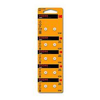 Kodak AG5 (393) LR754, LR48 [KAG5-10] Max Button Cell (100/1000/80000) (10 шт. в уп-ке)