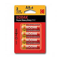 Kodak R6-4Bl Super Heavy Duty Zinc [KAAhz-4] (80/400/26400) (4 шт. в уп-ке)