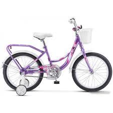Детский велосипед Stels Flyte 16 Z011 2023 (сиреневый) - фото 1 - id-p226345821