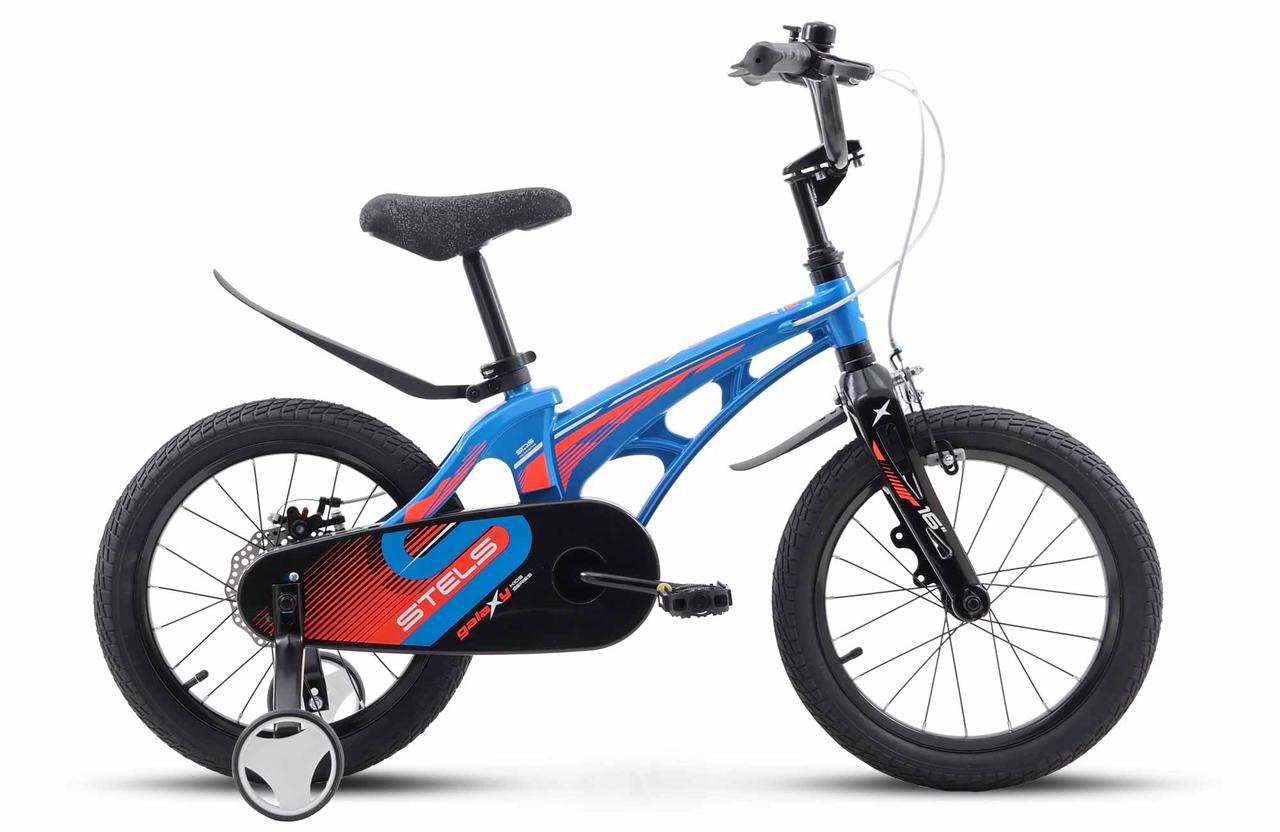 Детский велосипед Stels Galaxy KMD 16 2024 (синий) - фото 1 - id-p226345815