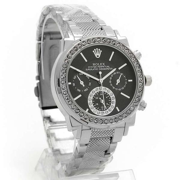 Шикарные женские часы в cтиле Rolex 6890G Серебро 3 варианта - фото 1 - id-p226349679